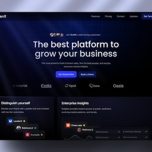 Ihrer Website Framer Template | für KI & Saas-Tech | B2B Service Zielseite