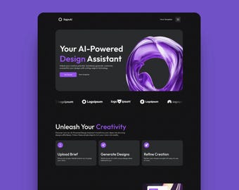 AI-Startup Framer Website Vorlage: Modernes Sasn Design (PDF Access Link inklusive)
