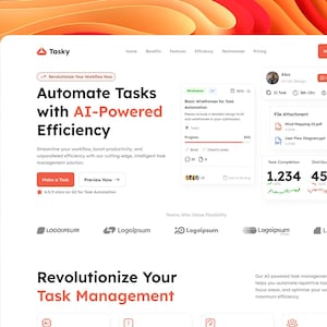 Hoch-Konvertierendes AI Sas Framer Template | Landing Page für Paid Ads & Apps zur Steigerung der Produktivität