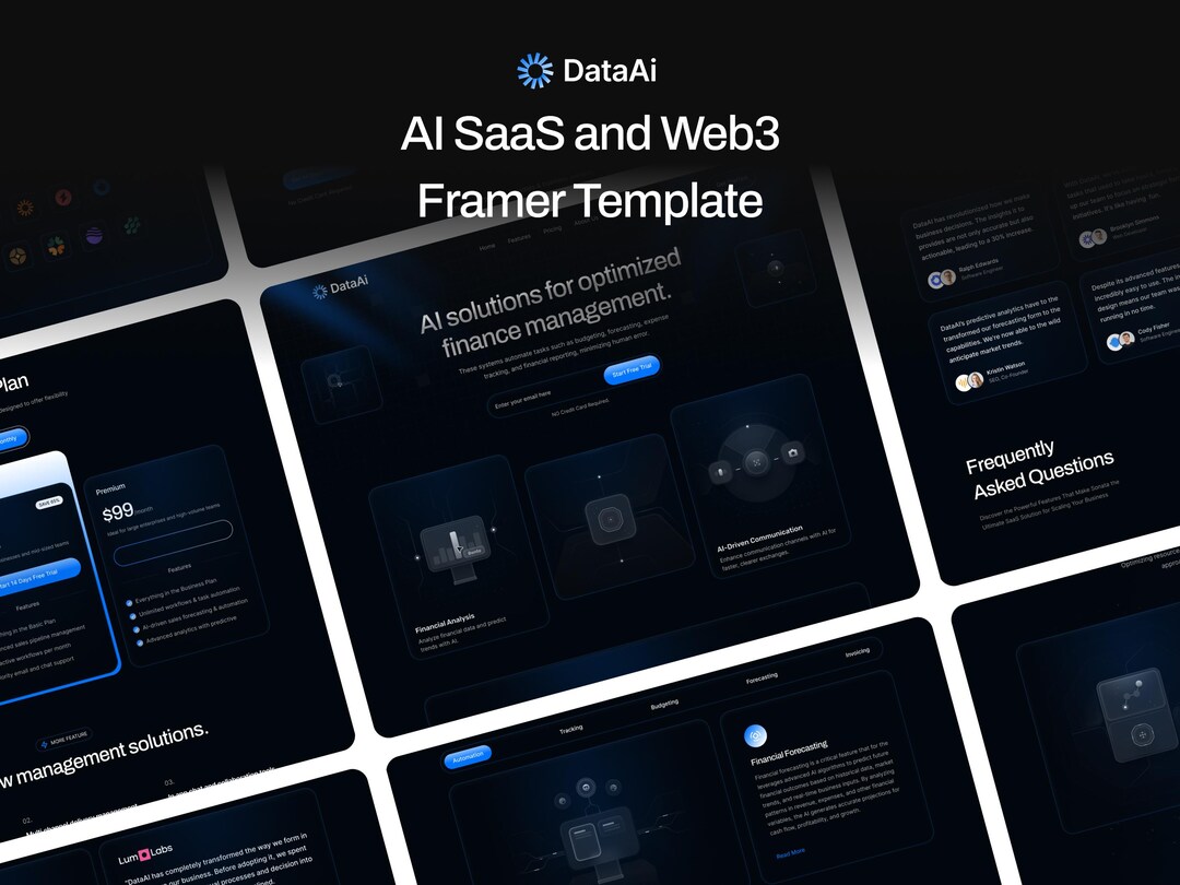 Financial Advisor Website Template Conversionfocused Etsy