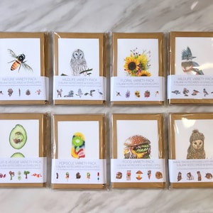 5-Pack Nature Drawing Note Cards with Envelopes image 4