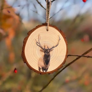 Antlers Wood Slices - Etsy display picture 2