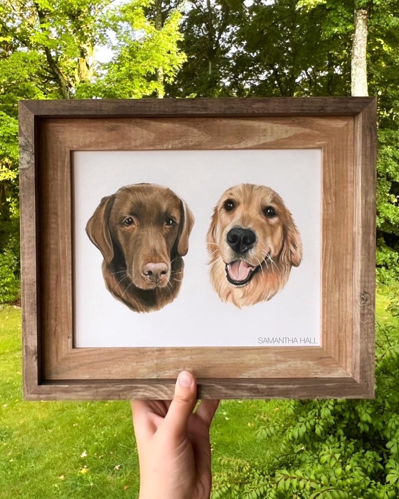 Custom Hand-Drawn Pet Portrait image 10