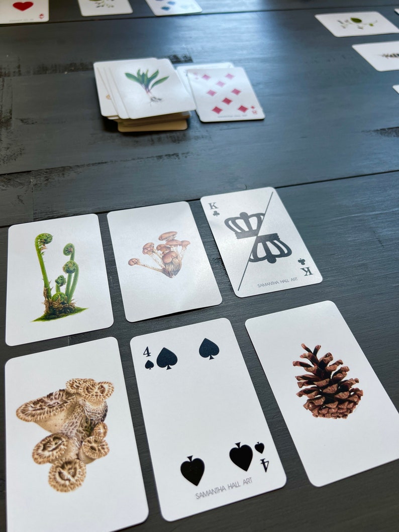 Nature Drawing Playing Cards image 4