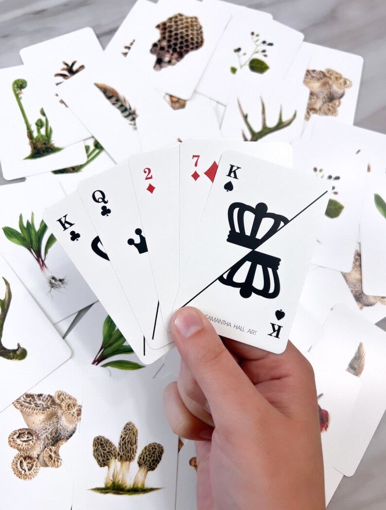 Nature Drawing Playing Cards image 3