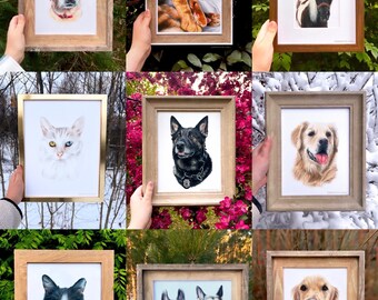 Custom Hand-Drawn Pet Portrait