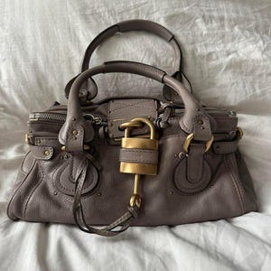 美品 Chloé クロエ パディントン チョコレートブラウン 希少な本物