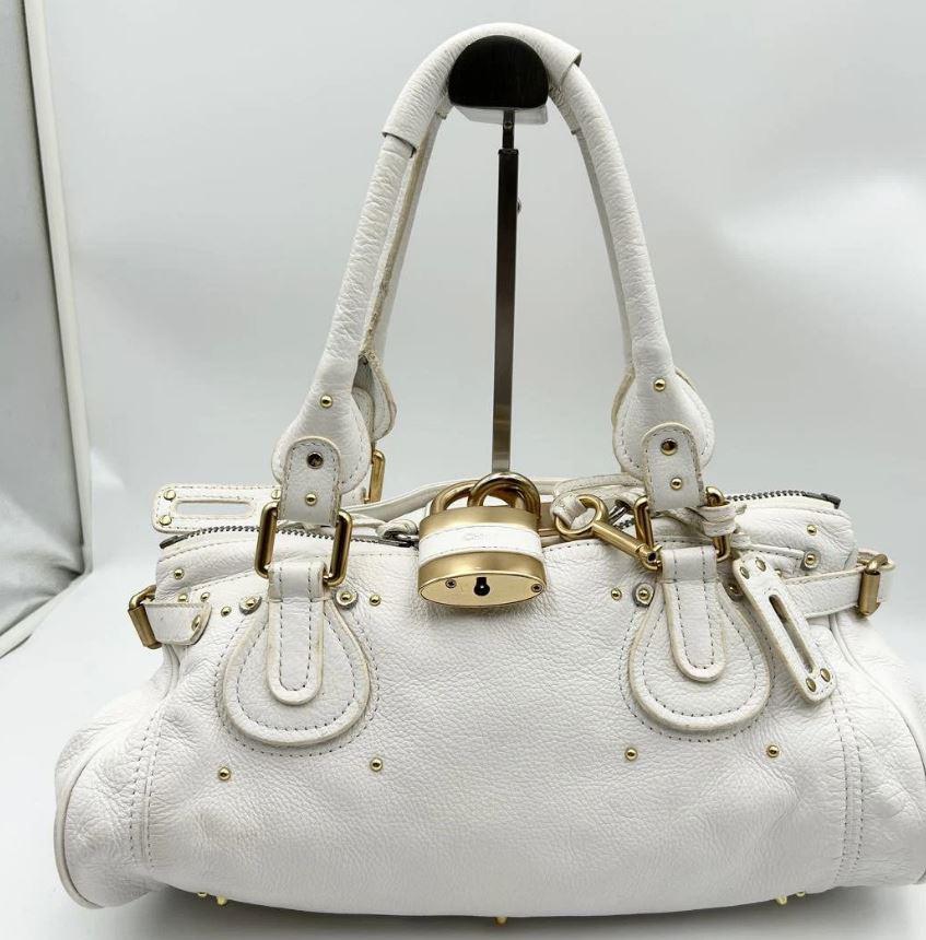 Handbag Chloe Tasche Schloss Chloe Paddington Purse W/ Lock Key