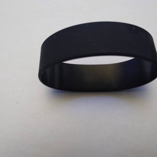 Black silicone bracelet