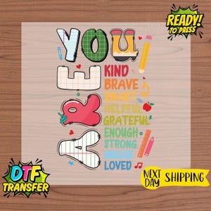Teacher Life DTF Transfer: Ready To Press Back To School Graphic