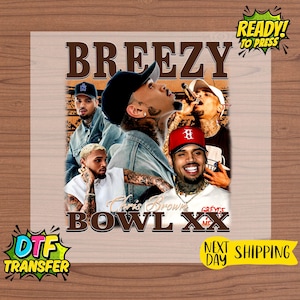 Chris Brown X.X DTF Transfer, C.B DTF Gang Sheet, Chris Brown Breezy Heat Press, Chris Brown 11:11 Tour 2025 Ready to Press, X.X Vintage DTF