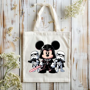 Mickey Mouse Star Wars DTF Transfer: Ready to Press Design bild 6
