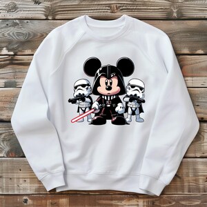 Mickey Mouse Star Wars DTF Transfer: Ready to Press Design bild 5