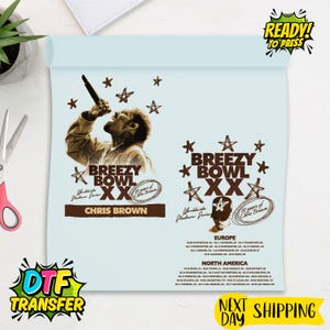 Chris Brown 11:11 Tour 2024 Ready to Press, Chris Brown DTF Transfer, 11 11 Vintage DTF, C.B. DTF Gang Sheet, Chris Brown Breezy Heat Press