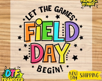 Field Day 2026 DTF Transfer: Ready to Press Teacher Shirt