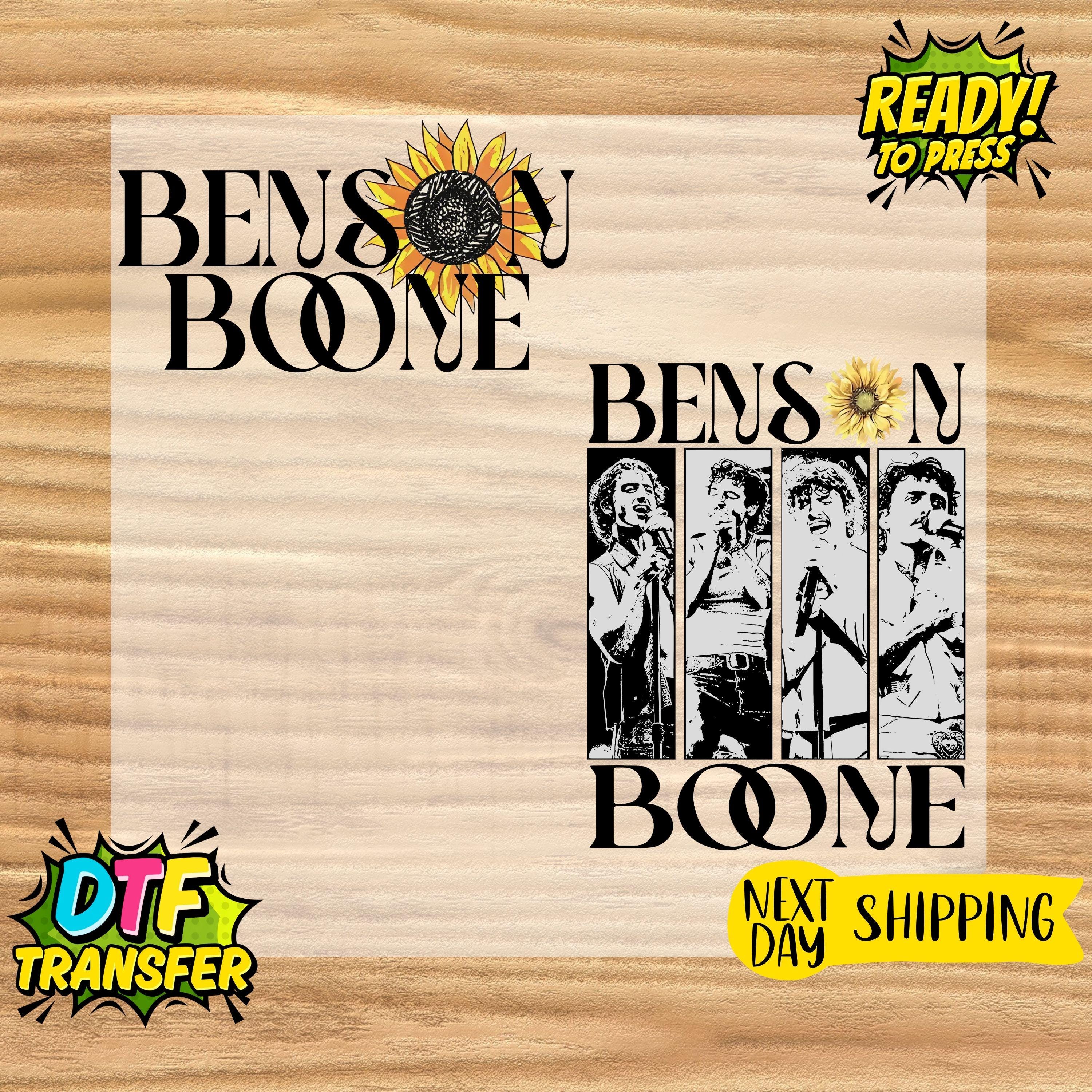 Benson Boone Vintage Concert DTF Transfer: Ready to Press