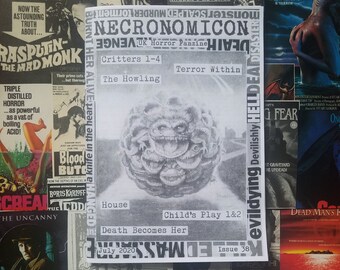 NECRONOMICON UK horror Zine #39 July 2020 retro films 80s movies fanzine Critters