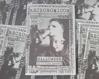 NECRONOMICON UK Horror Zine #51 October 23 Halloween special retro horror movies