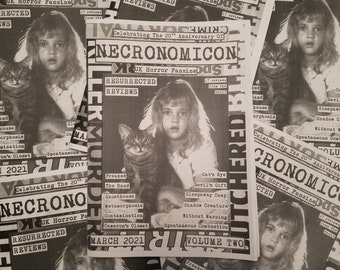 NECRONOMICON Vol 2 Resurrected Reviews UK horror fanzine retro movies film zine 80s 90s