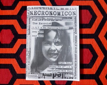 NECRONOMICON UK horror zine #45 January 2022 films retro movie fanzine perzine