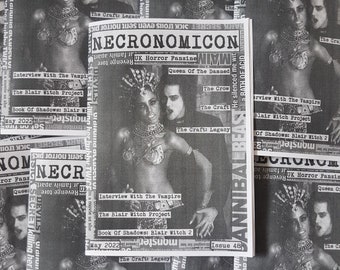 NECRONOMICON UK Horror Zine #48 May 2022 - retro films / 90s movies fanzine perzine