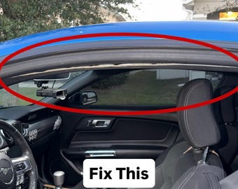 S550 Mustang Headliner Repair Clips – Sag Fix (Driver or Passenger Side), Set of 4 clips.
