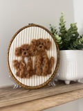 Custom Needlefelted Doodle Portrait • Handmade Personalized Dog Artwork • Unique Pet Keepsake or Memorial Gift
