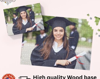 Graduation Puzzle – Custom Photo Puzzle Gift for Graduate, Personalized Graduation Keepsake, Class of 2025 Gift Idea, Senior Picture Puzzle