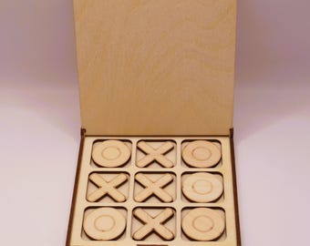 Juego de tres en raya de madera: 10 diseños para elegir