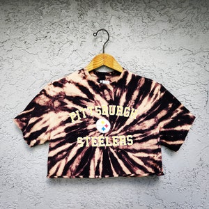 Steelers crop top hoodie top