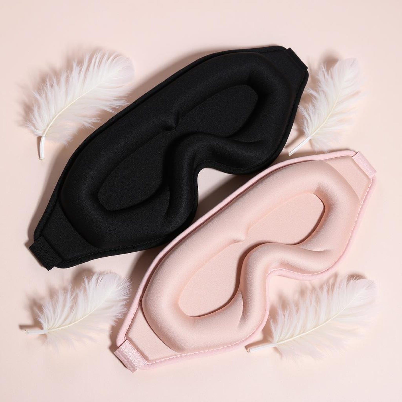 Luxury 3D Memory Foam Sleep Mask – Ultimate Comfort & Eye Protection