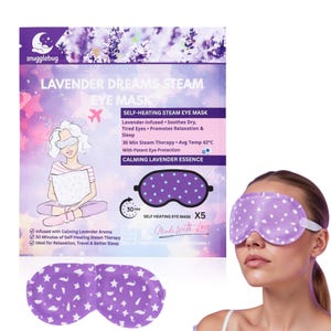 Lavender Steam Eye Mask – Your 30-Minute Escape to Relaxation