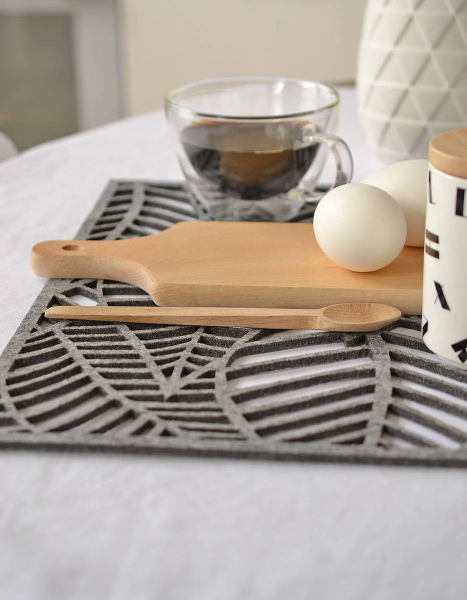 Felt coasters felt placemats felt big coasters rectangle Etsy