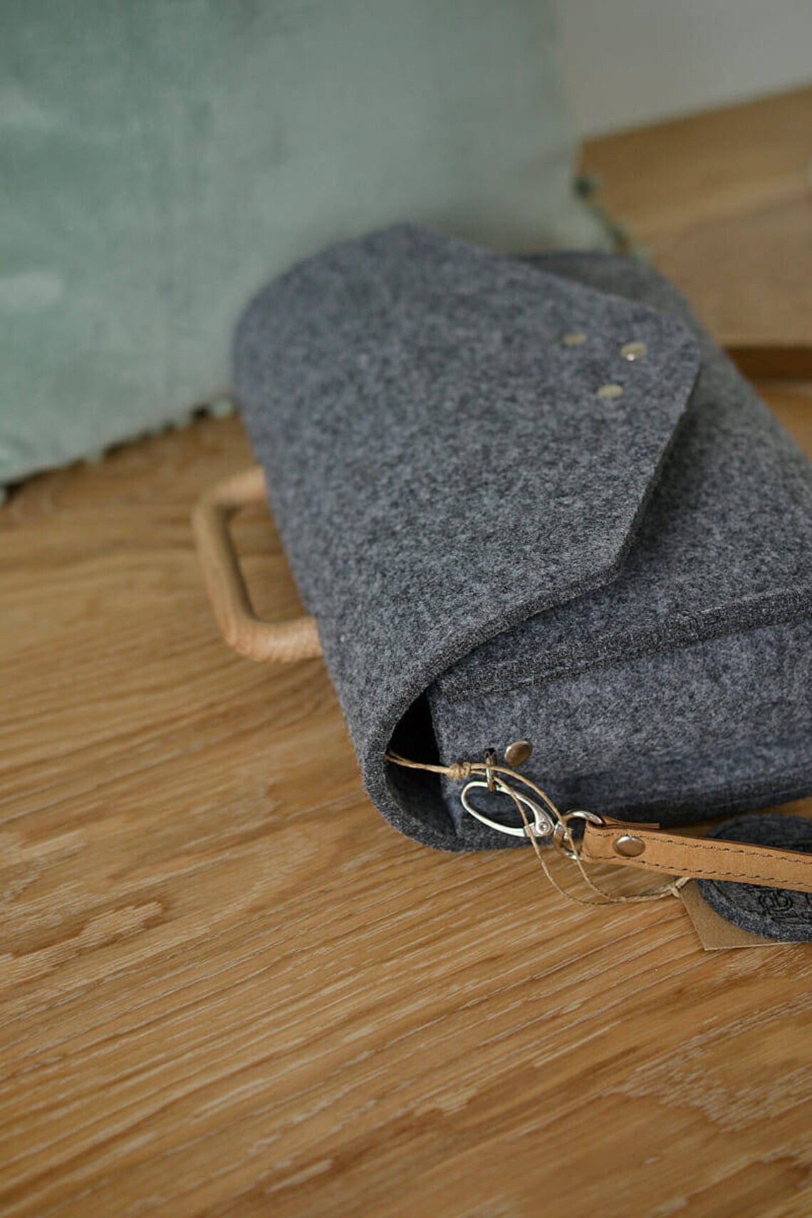 Felt Bag Felt Crossbody Bag Gray Felt Bag Felt&wood III Etsy