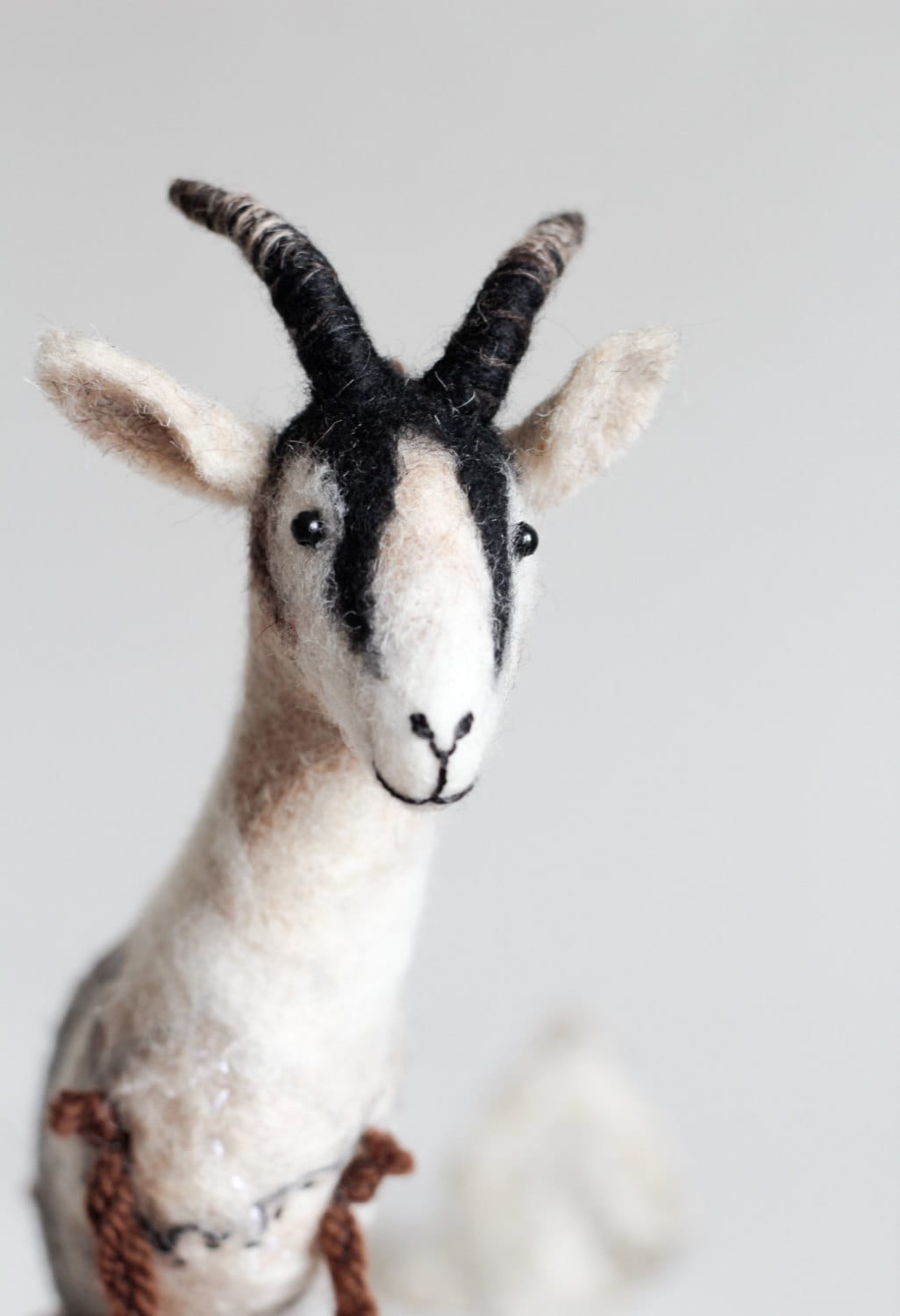 small stuffed goat