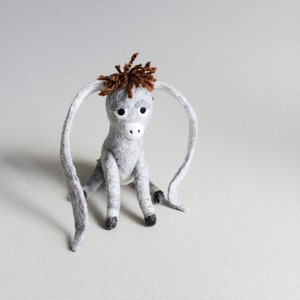 Nestor the Long-eared Christmas Donkey. Art Toy. Standing - Etsy