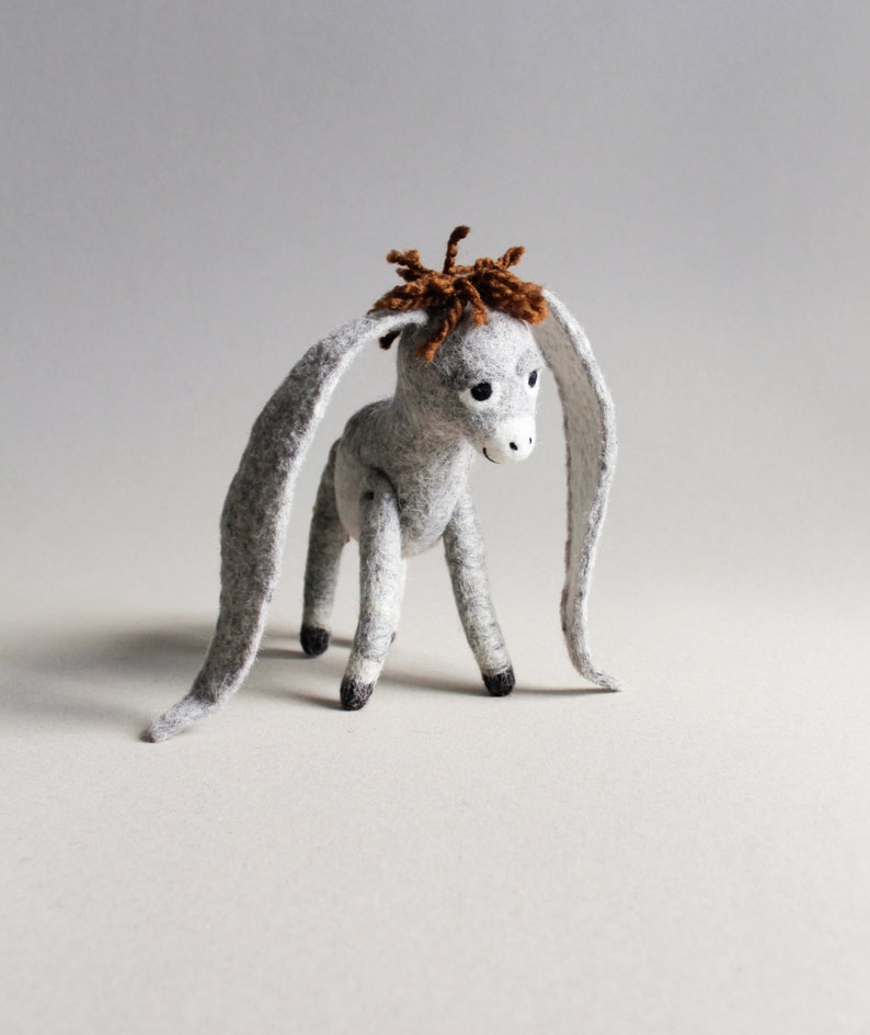 Nestor the Longeared Christmas Donkey. Art Toy. Standing Etsy Canada