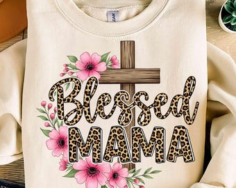 Disegno cristiano "Mamma Benedetta" in formato PNG, Sublimazione di una mamma basata sulla fede, Disegno di una mamma religiosa in formato PNG, Disegno di una madre spirituale, Maglietta di Gesù in formato PNG, Disegno di una vita da mamma in formato PNG