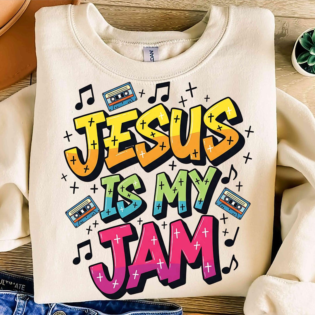 Jesus is My Jam PNG, Faith PNG Design, Christian Shirt Png, Bible Verse ...