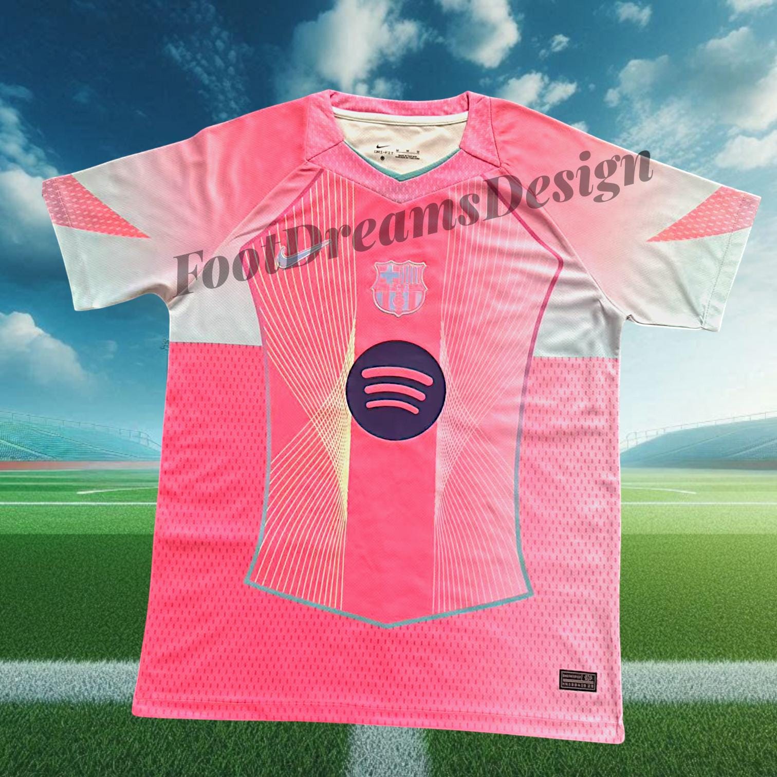 T-shirt Officiel FC Barcelone - Saison 2024/2025, 100% Polyester, Modèle Lamine Yamal 19