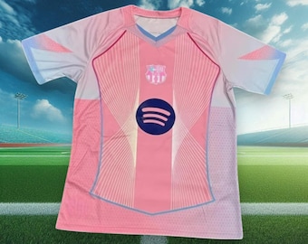 Maillot de Football Barcelone Rose - 2025 | fait main