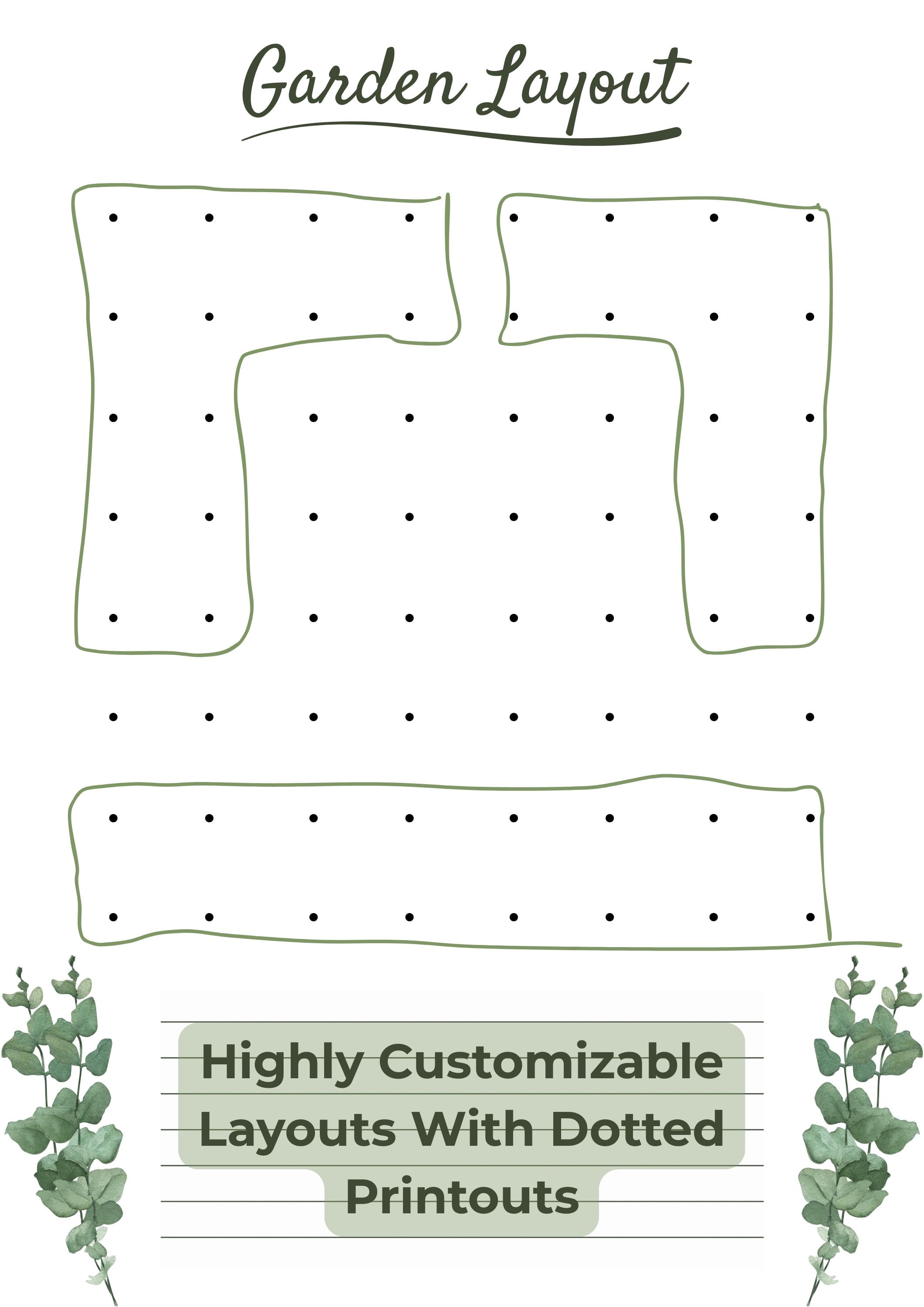 Vegetable Garden Layouts Template for Beginners – Printable Garden ...