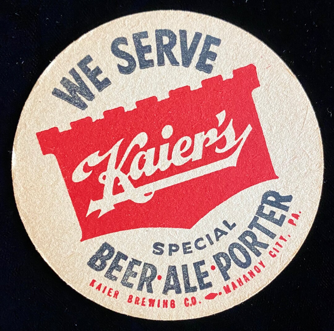 Pennsylvania 1958 Mahanoy City KAIER'S Beer Ale Porter Etsy