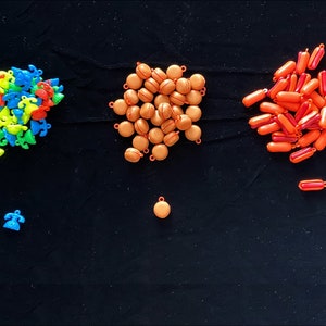 Vintage 1970 Retro Gumball/Cracker Jack Toy Charms: Hot Dogs, Hamburgers, Telephones Made in Hong Kong