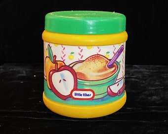 Vintage Little Tikes Apple Sauce Jar Pretend Play Food Pretend Play Food Rare