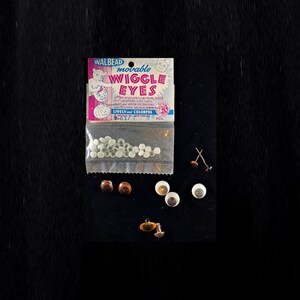 Vintage Collection of Doll and Stuff Animal Eye Lot Wiggle Eyes Teddy Bear Eyes