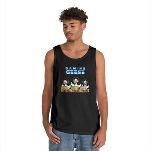 Gamer Vibes Unisex Heavy Cotton Tank Top - Fun Graphic Design for Adults, Casual Wear, Gifts, Summer Fashion, Gaming Enthusiasts