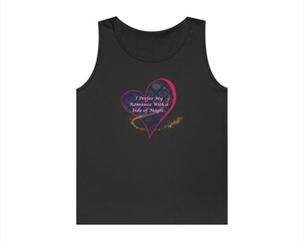 Romantic Tank Top, Magical Love Shirt, Unisex Graphic Tee, Fantasy Sleeveless Top, Mystical Relationship Apparel