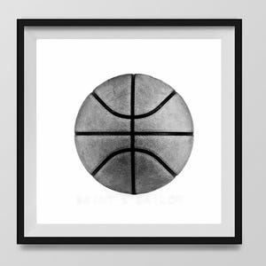 Basketball Photo Print Black and White, Decorating Ideas, Wall Decor, Wall Art,  Kids Room, Nursery Ideas, Gift Ideas,