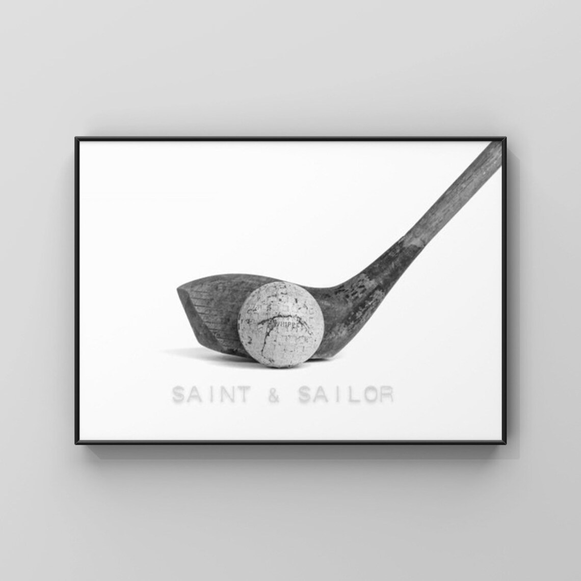 Golf Prints Golf Wall Art Black and White 1920s Vintage Golf Etsy